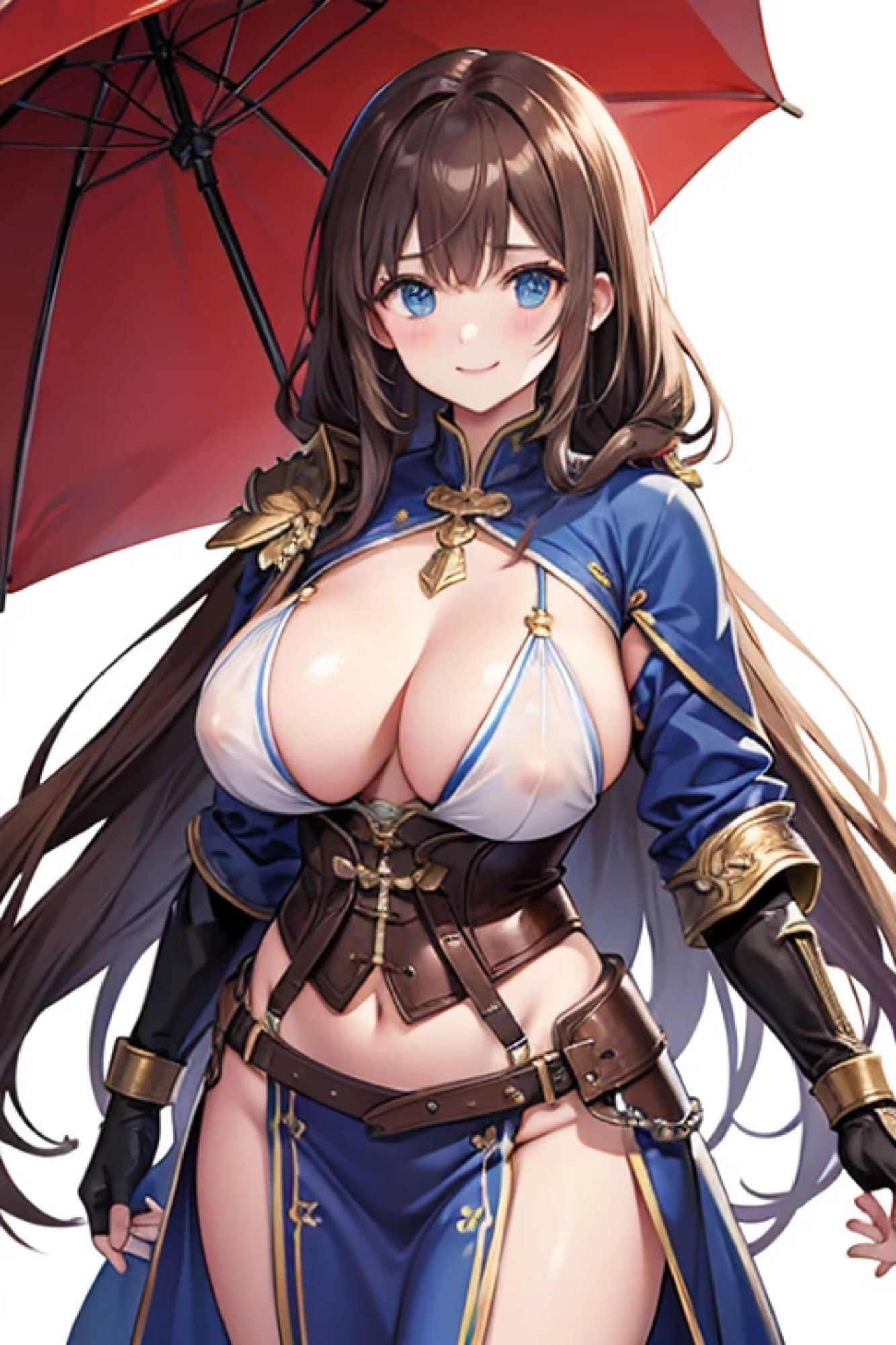 サンプル画像4:茶髪鎧娘のアレやコレ(rweb324) [d_423352]