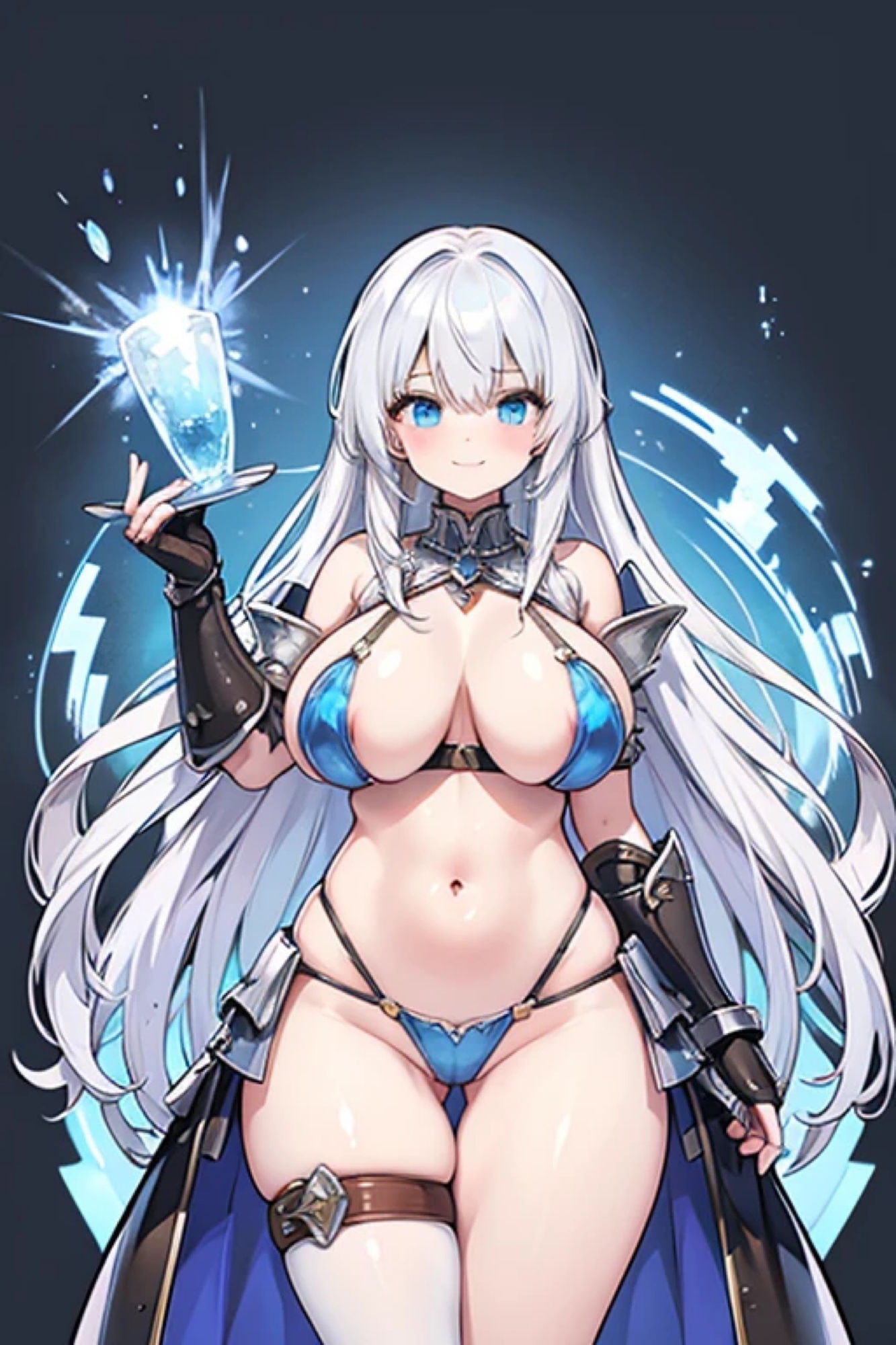 サンプル画像3:シルバー髪鎧娘のアレやコレ(rweb324) [d_423353]