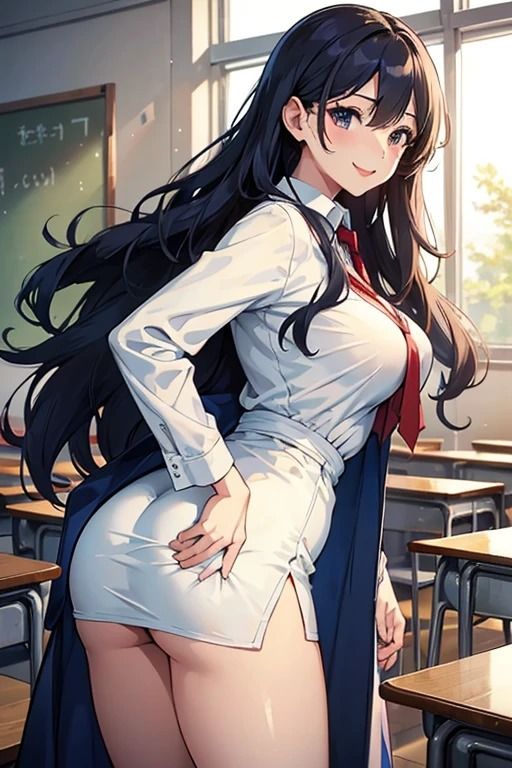 サンプル画像5:巨乳ムチムチ女教師との思い出2 〜お尻中心CG集編〜(fundreamer) [d_423368]