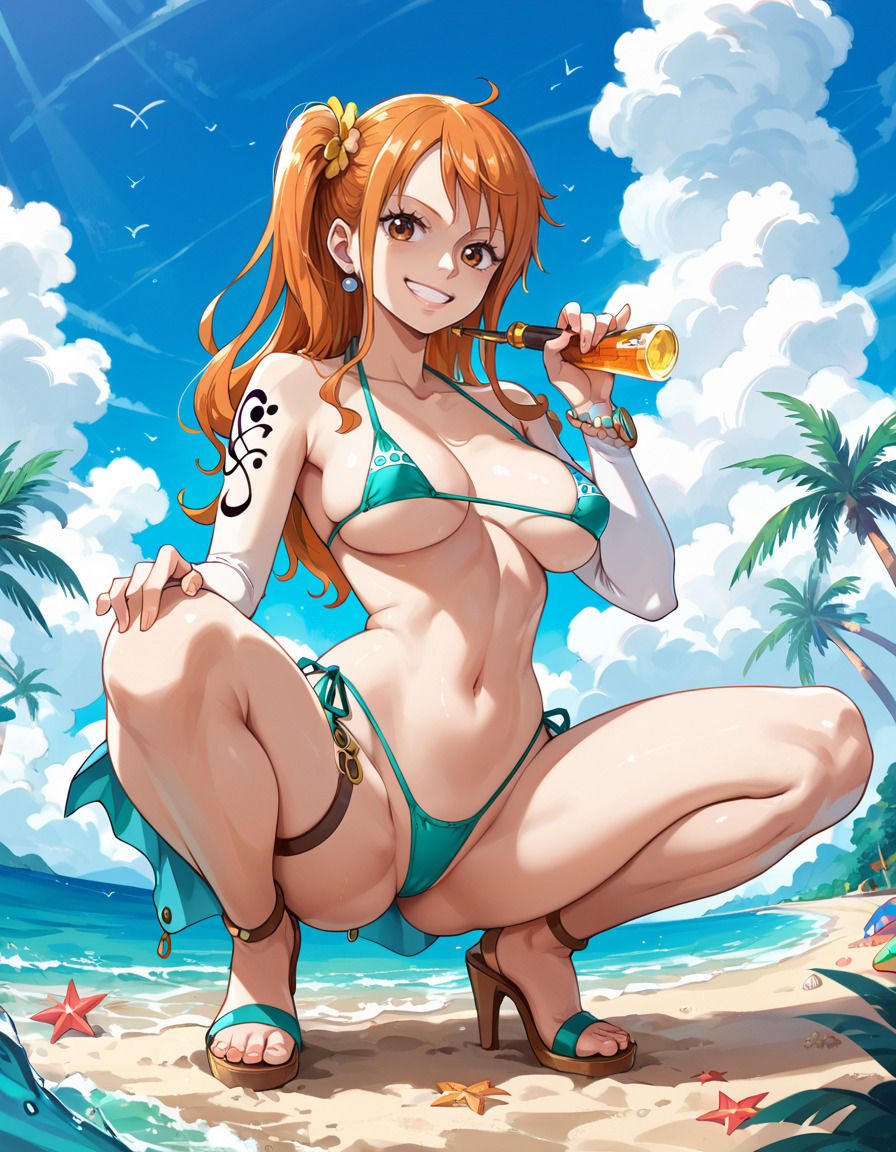 サンプル画像3:【ワ〇ピース】ナ〇の写真集 プレミアム(DJart_ISUKO) [d_423422]