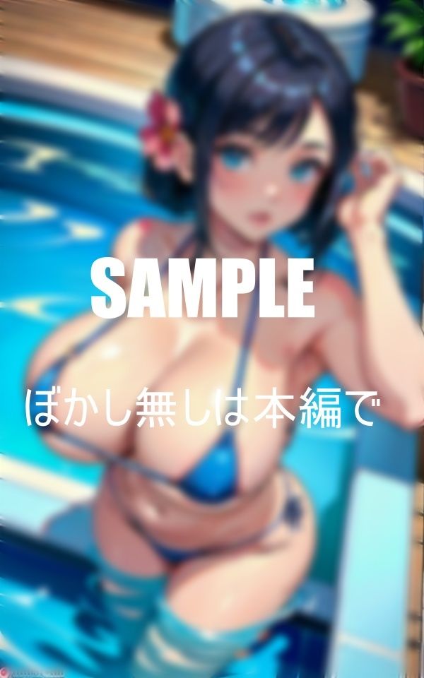 サンプル画像5:プールで痴女るセクシービキニ美女たち(Dサークル) [d_423426]