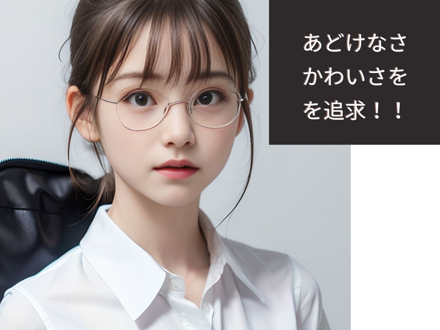 サンプル画像1:女子校生無料案内所(AIの日常キリトリ研究所) [d_423441]