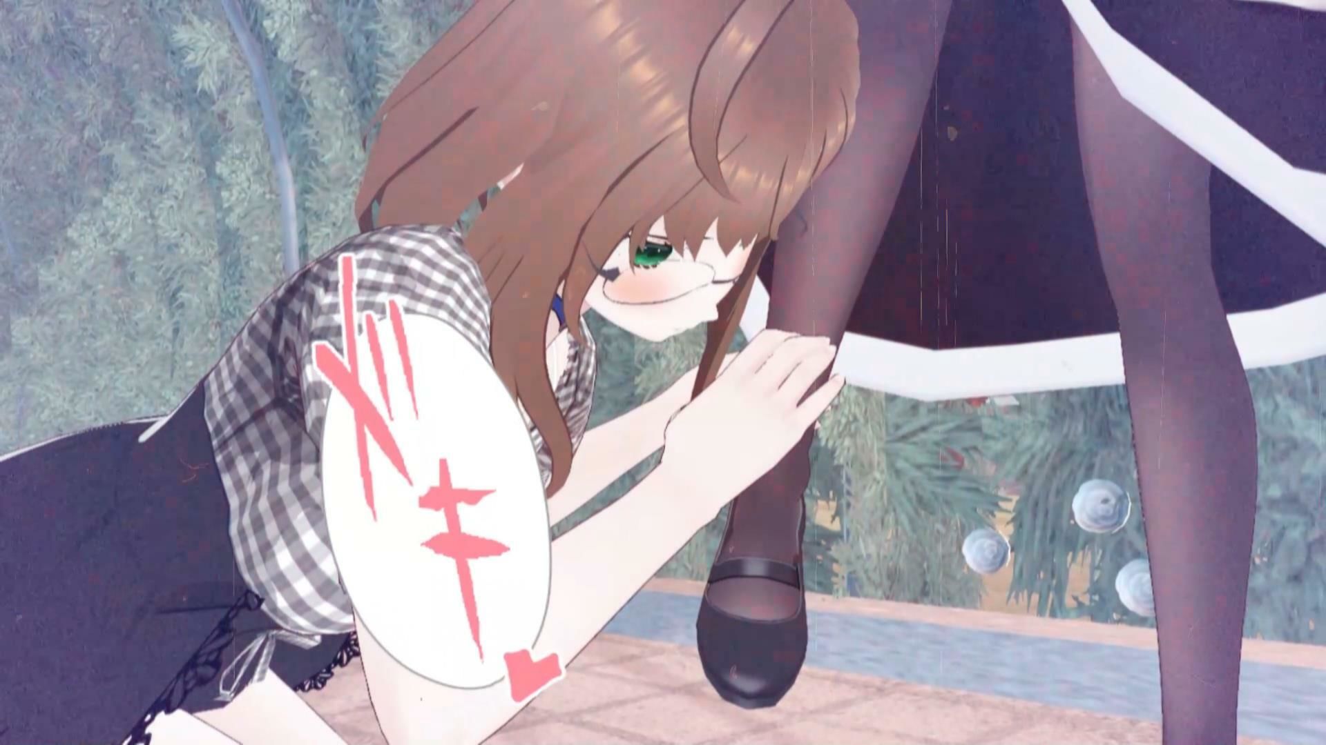 サンプル画像2:眼鏡お嬢様は眼鏡メイドにいじめられたいの(773Project) [d_423660]