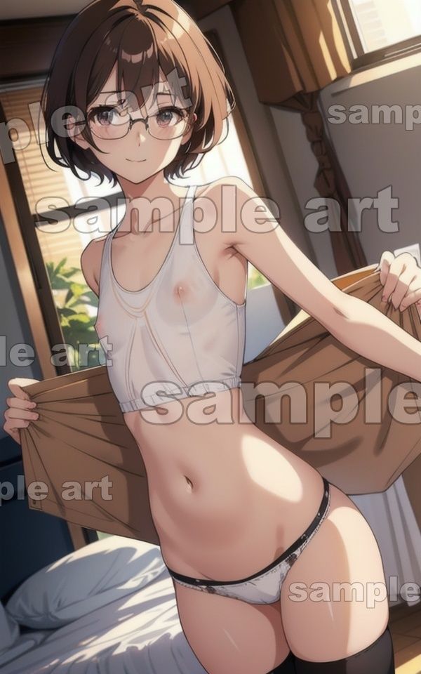 サンプル画像1:不倫スペシャル！団地妻が引っ越してきたら痴女過ぎてちっぱいエロメガネに興奮(秘密のまんこちゃん) [d_423815]