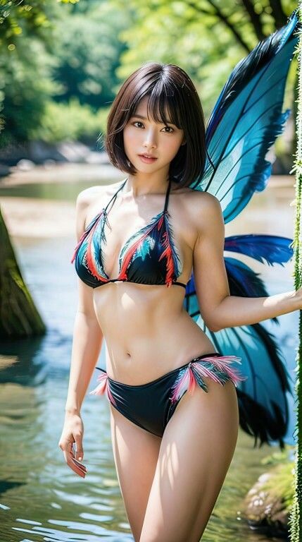 サンプル画像5:コスプレシリーズ 妖精編（ビキニ水着） na022-1(美伝プロジェクト) [d_423921]