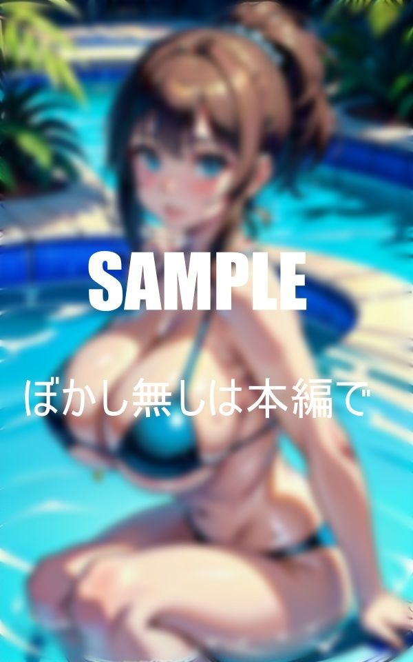 サンプル画像5:巨乳セクシービキニ美女たちのいやらしぃ〜オッパイ(Cサークル) [d_423986]