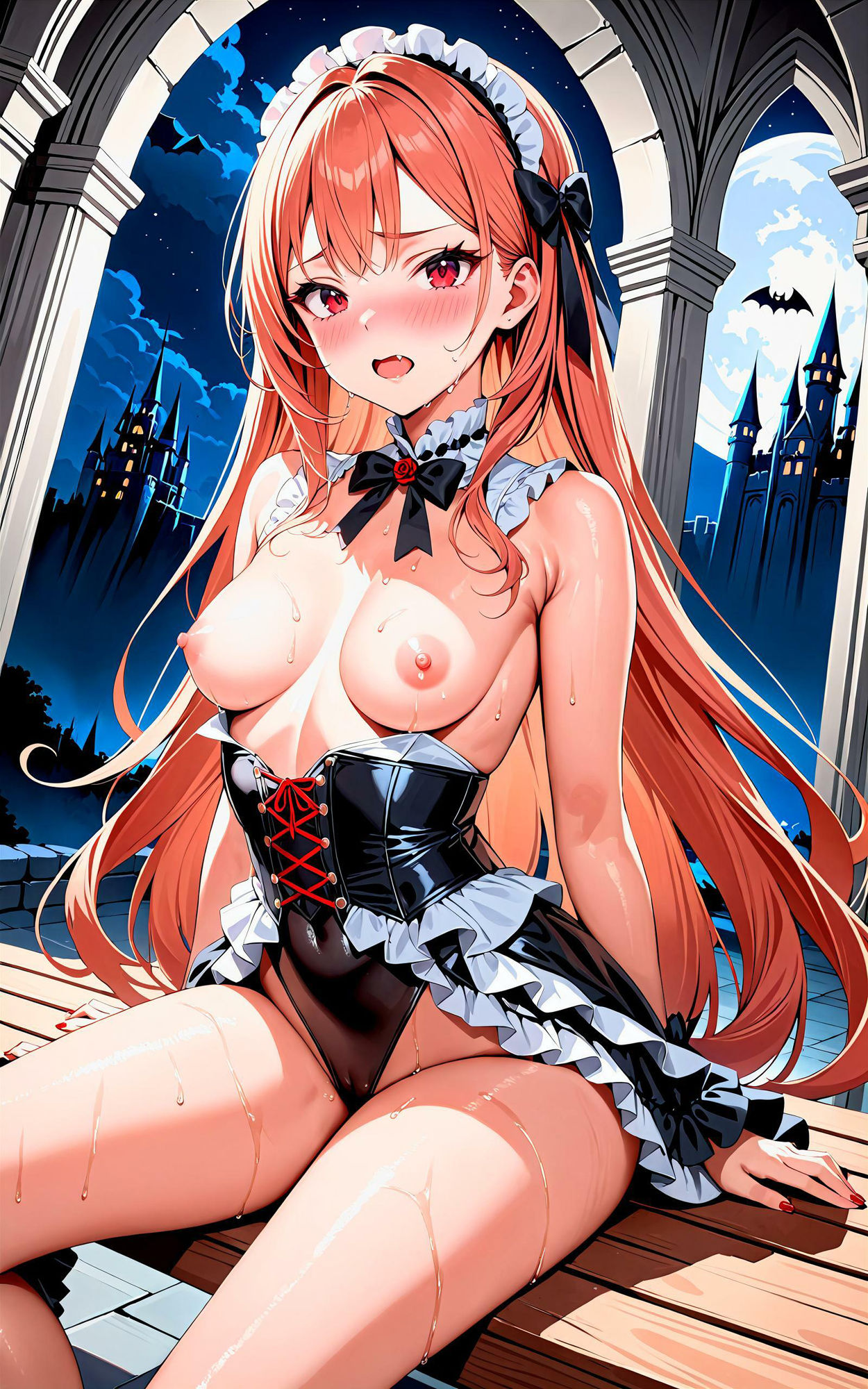 サンプル画像5:【R-18】エチエチ吸血鬼ちゃん（SSR）-こんな吸血鬼ちゃんなら全身の血を吸ってほしいw-(BETA) [d_424033]