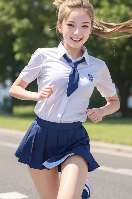 サンプル画像3:走る女の子写真集(aigirlphoto) [d_424111]