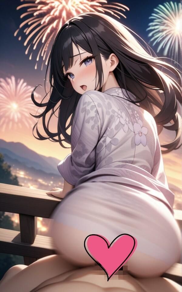 サンプル画像2:花火大会の思い出(天然アワビ) [d_424112]