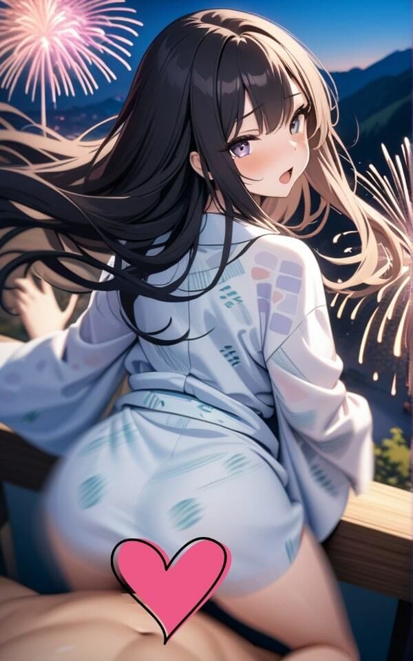 サンプル画像4:花火大会の思い出(天然アワビ) [d_424112]