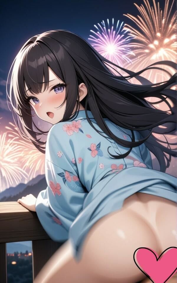 サンプル画像6:花火大会の思い出(天然アワビ) [d_424112]