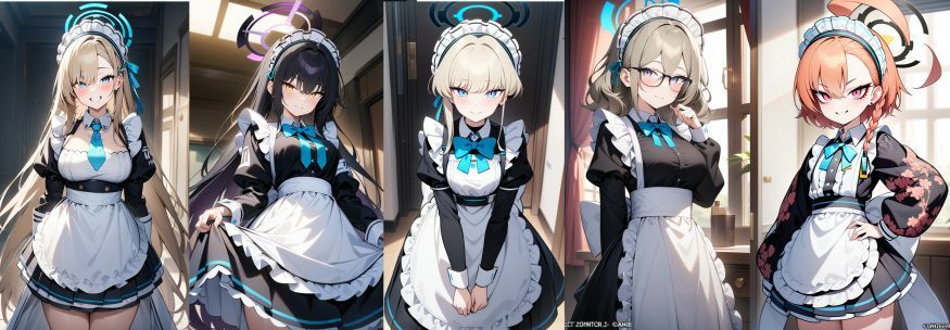 サンプル画像1:ミレニアムメイドの汗だく奉仕(ウミニアス) [d_424146]