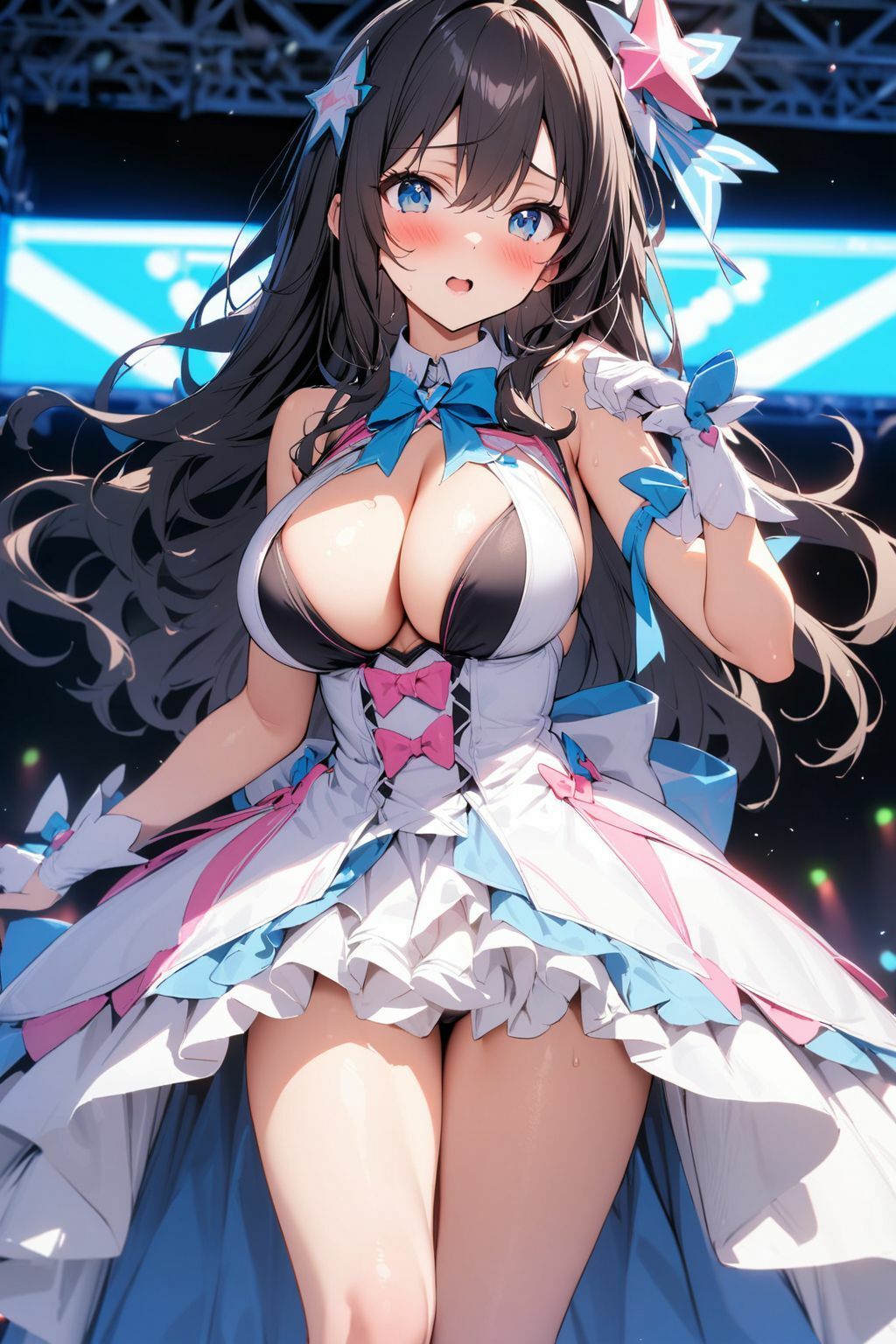 サンプル画像1:人気絶頂な清楚系アイドルは 週に一度体を売る(気になるあの娘) [d_424201]