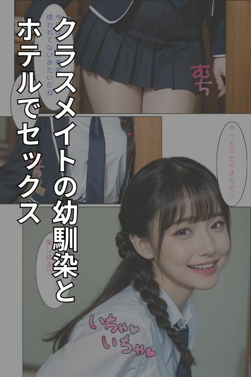 サンプル画像1:クラスメイト全員がセフレ 幼馴染編 ストーリー漫画(AI生成サークル) [d_424320]