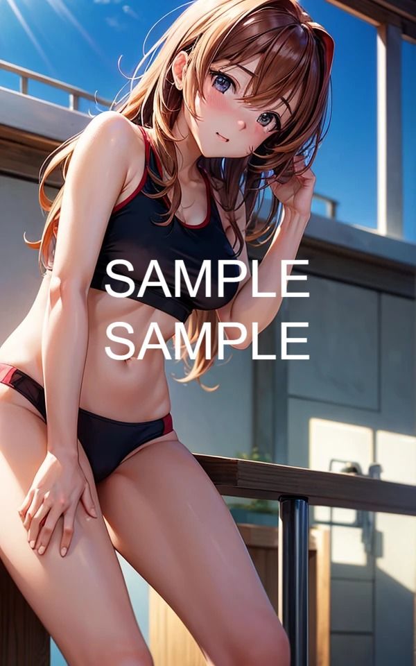 サンプル画像2:タンクトップ美女イラスト集(ラテ) [d_424327]