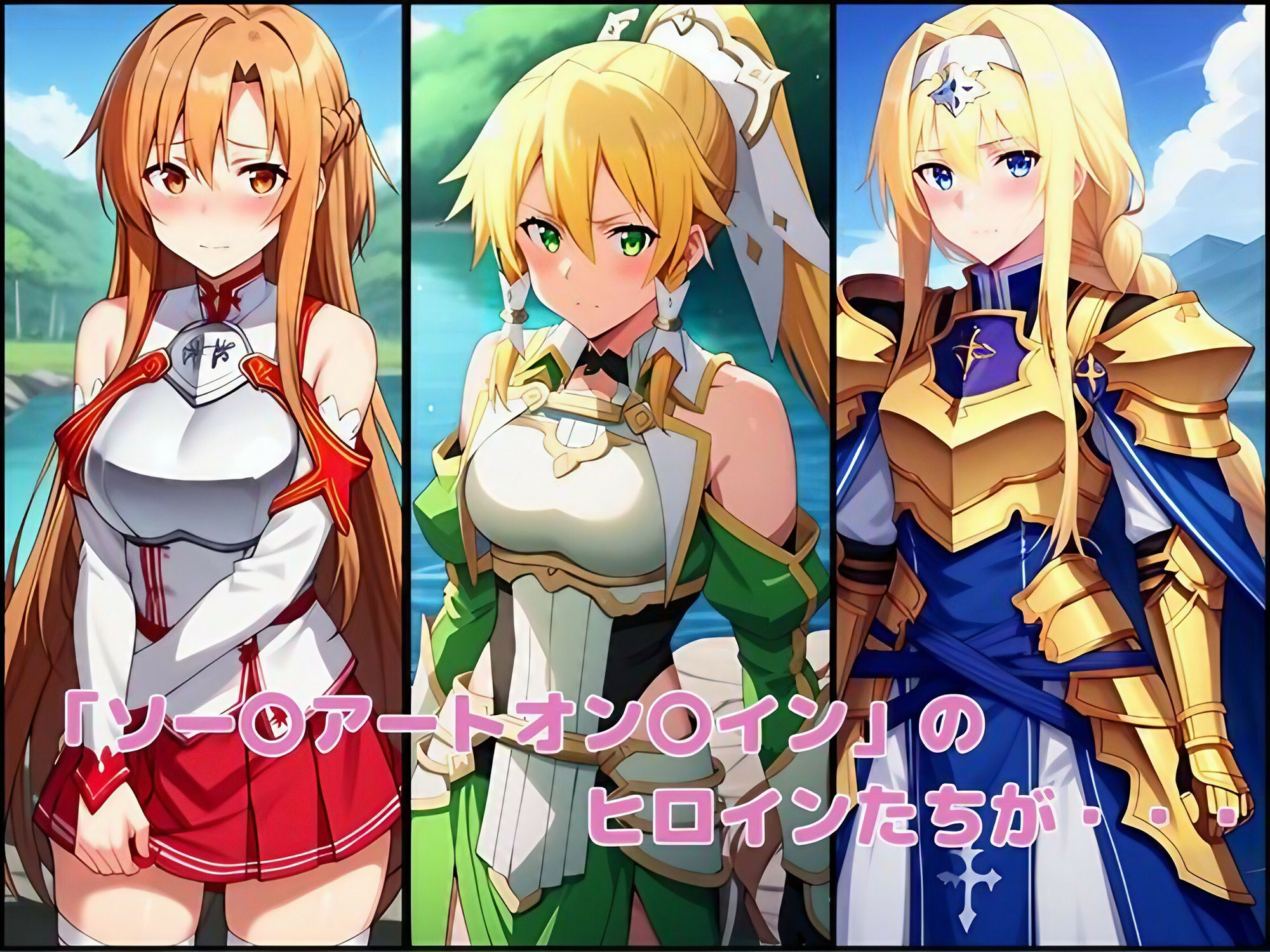 サンプル画像1:プレイヤー寝取りの催●ギルドに 狙われたS●Oヒロイン、崩壊する(えち詩人) [d_424366]