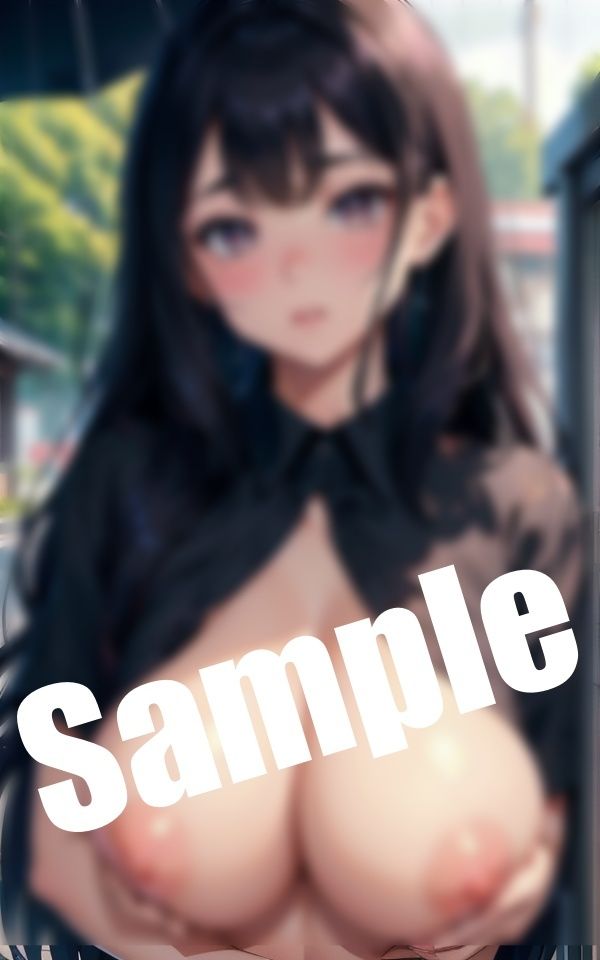 巨乳美女のおっぱい〜制服姿の美女が屋外で大胆露出…「乳首さわってほしいの」のサンプル画像 6