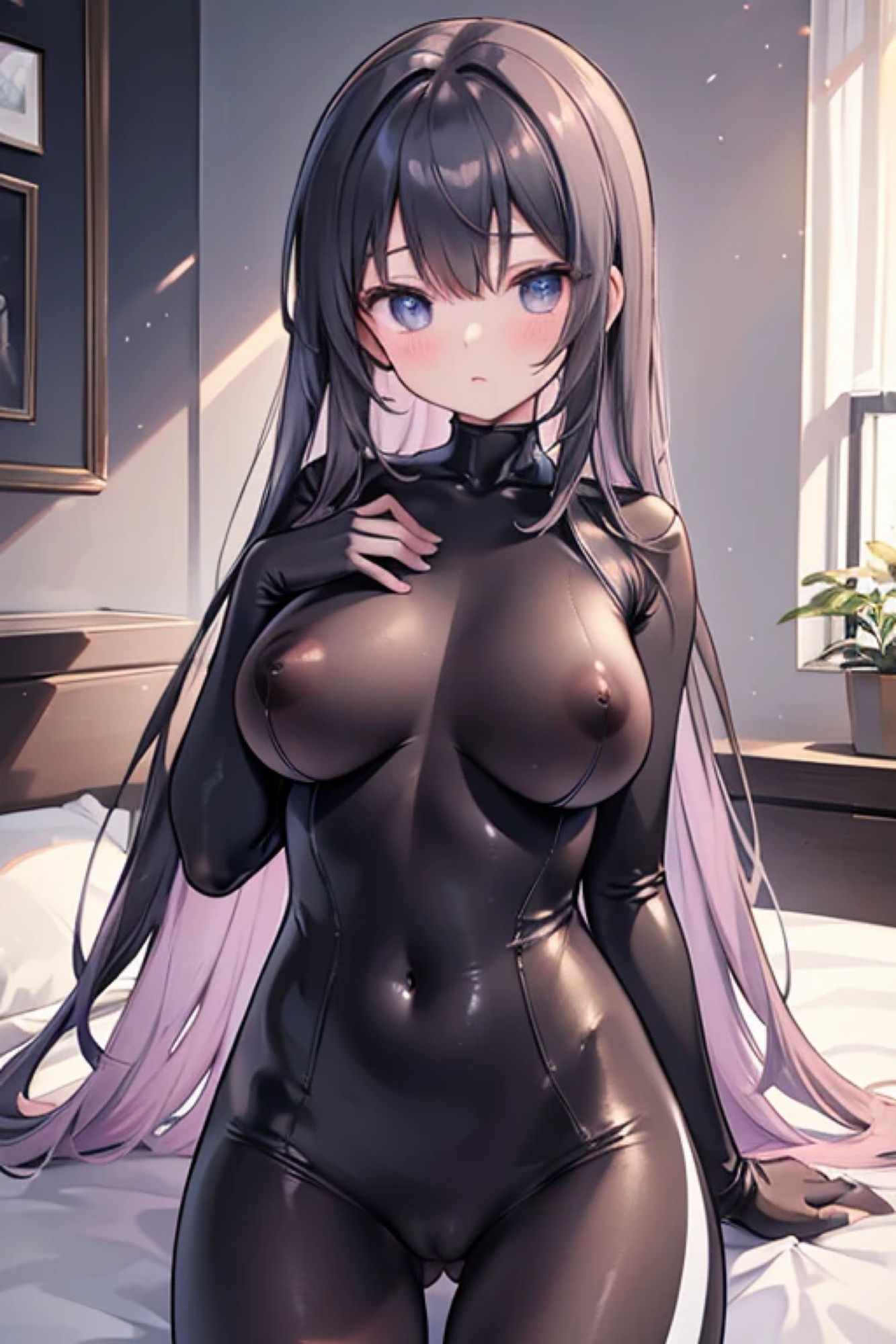 サンプル画像2:全身黒タイツのアレやコレ(rweb324) [d_424375]