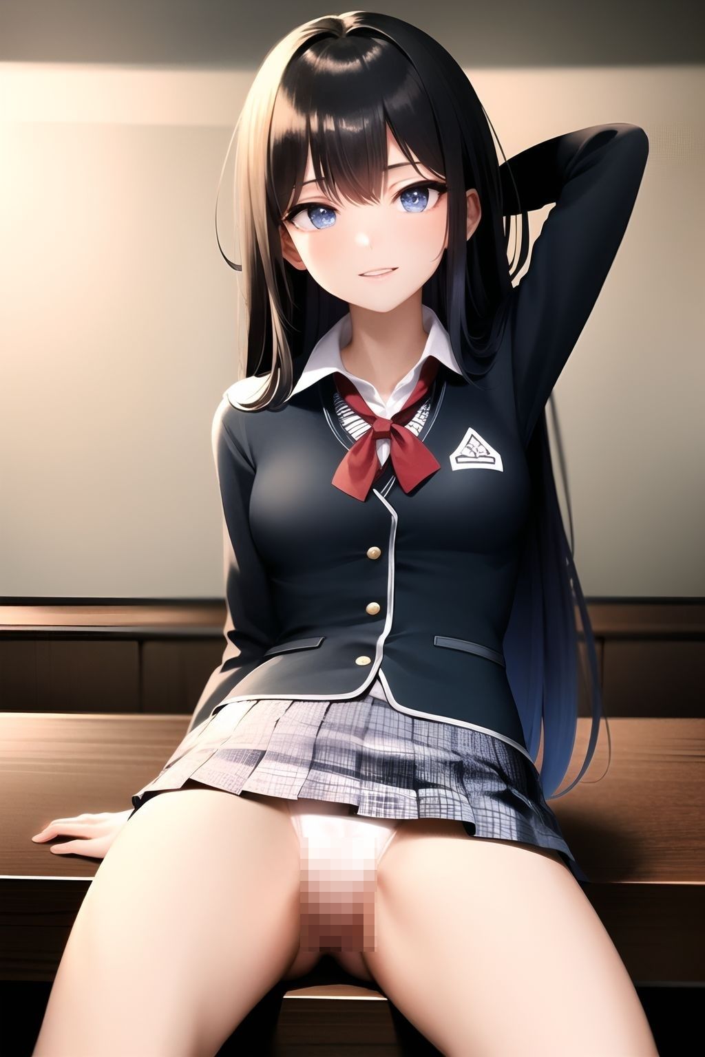 サンプル画像3:地元で有名な女子校に、透明人間になって潜入してみた ＃1(巨乳美女) [d_424377]