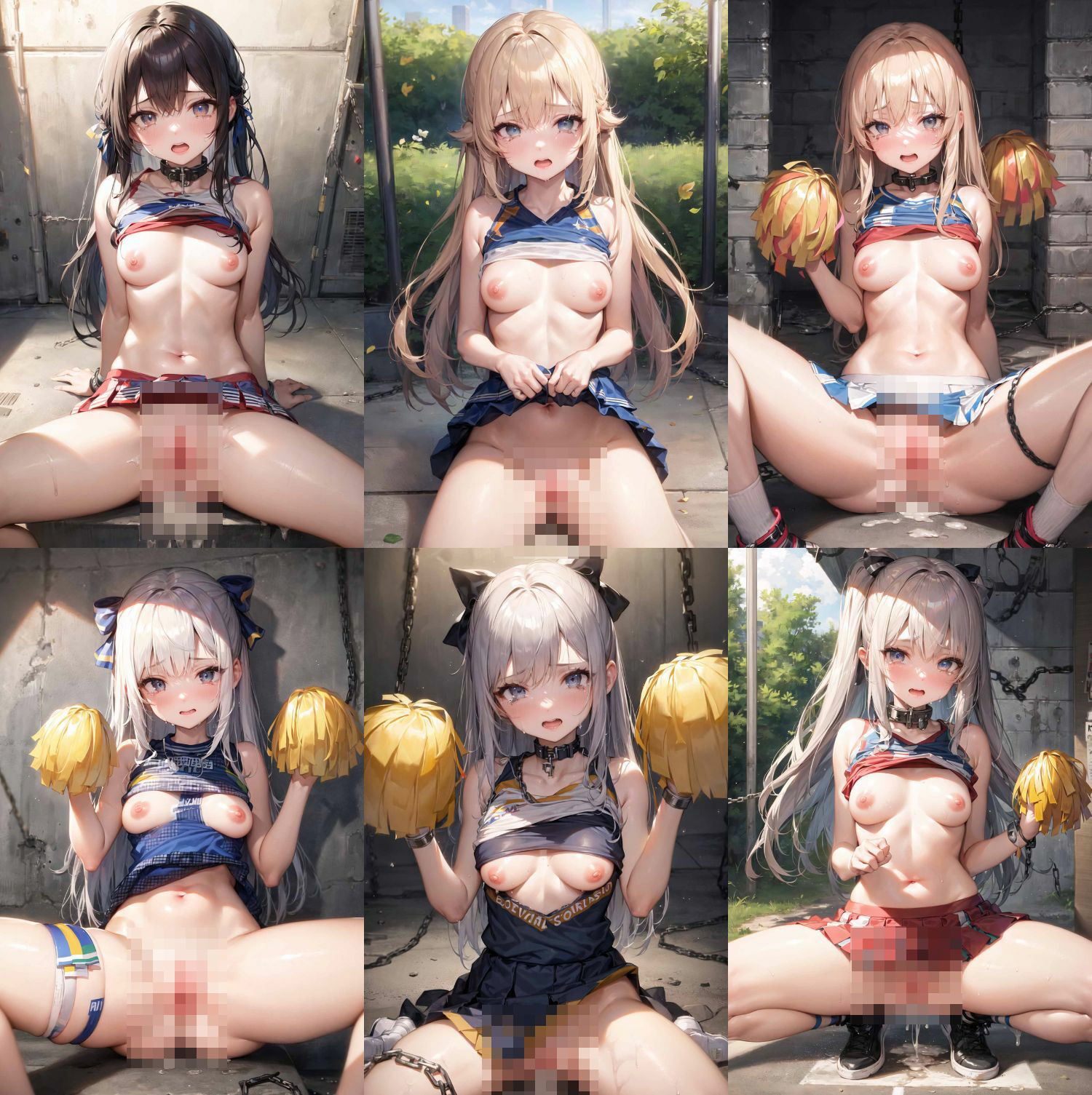 サンプル画像4:おっぱいきれいなピチピチチアガール(すもぽん) [d_424384]