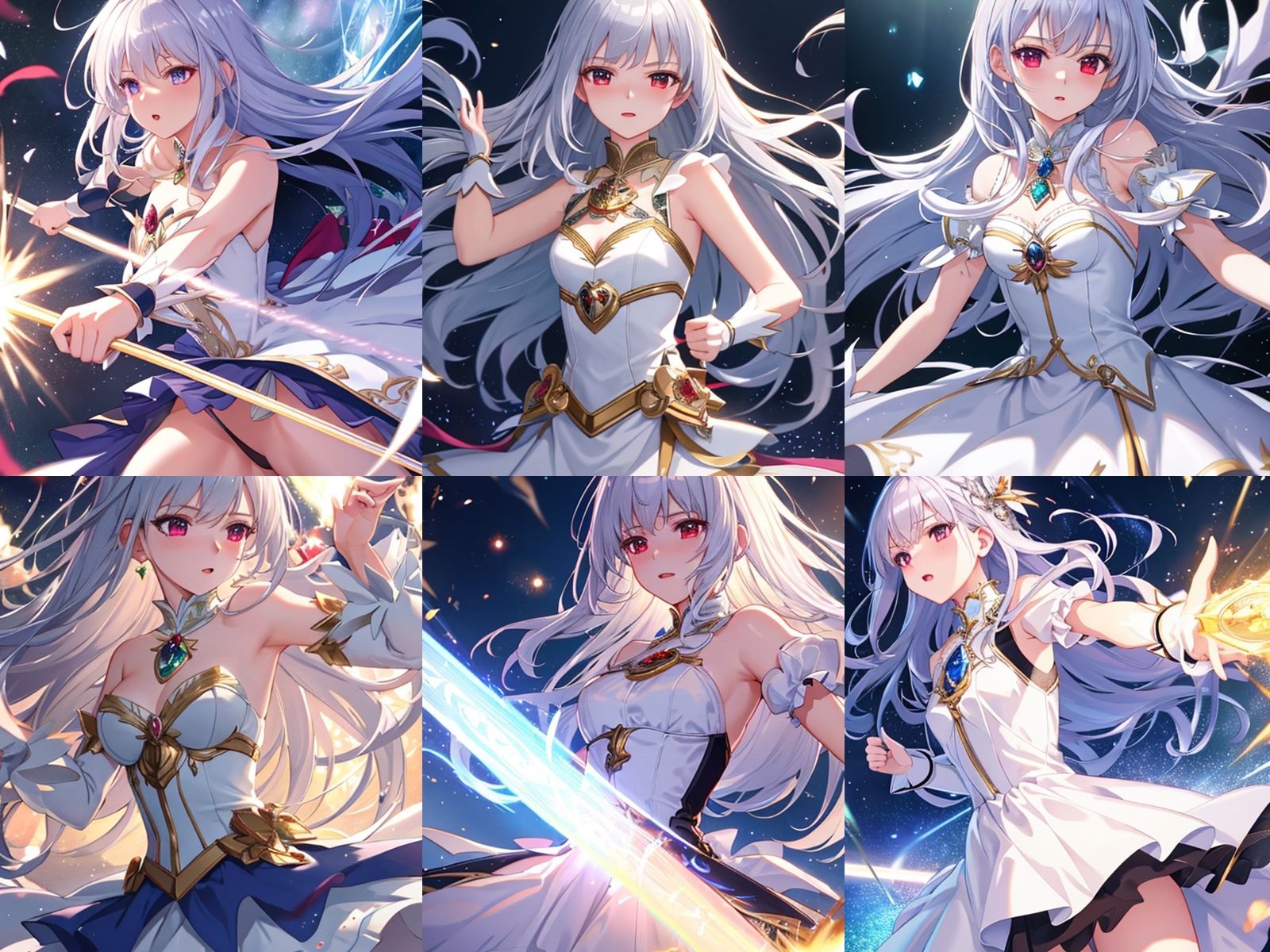 サンプル画像1:最強の銀髪魔法少女が中出しセックスでビッチになりアヘ顔をキメた件(ビッチ化計画) [d_424421]