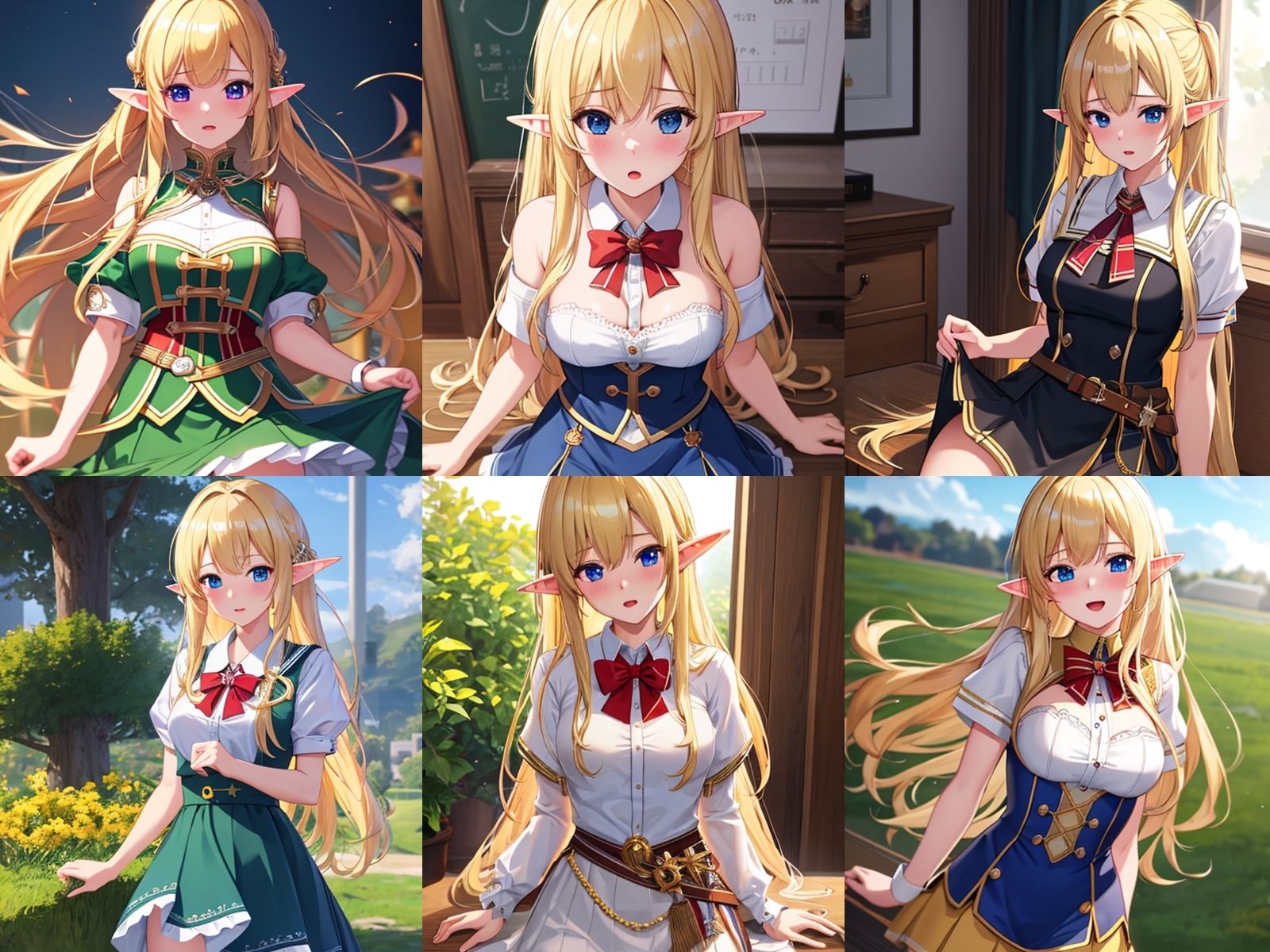 サンプル画像1:金髪エルフJKが中出しセックスでビッチになりアヘ顔をキメた件(ビッチ化計画) [d_424431]