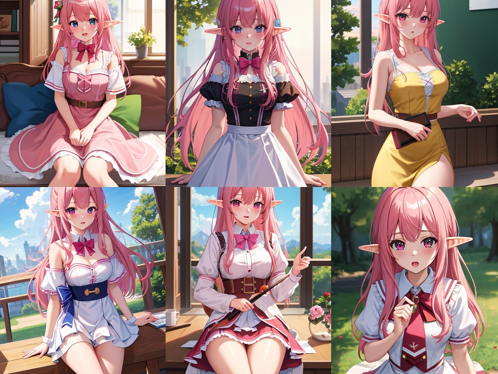 サンプル画像1:ピンク髪エルフJKが中出しセックスでビッチになりアヘ顔をキメた件(ビッチ化計画) [d_424438]