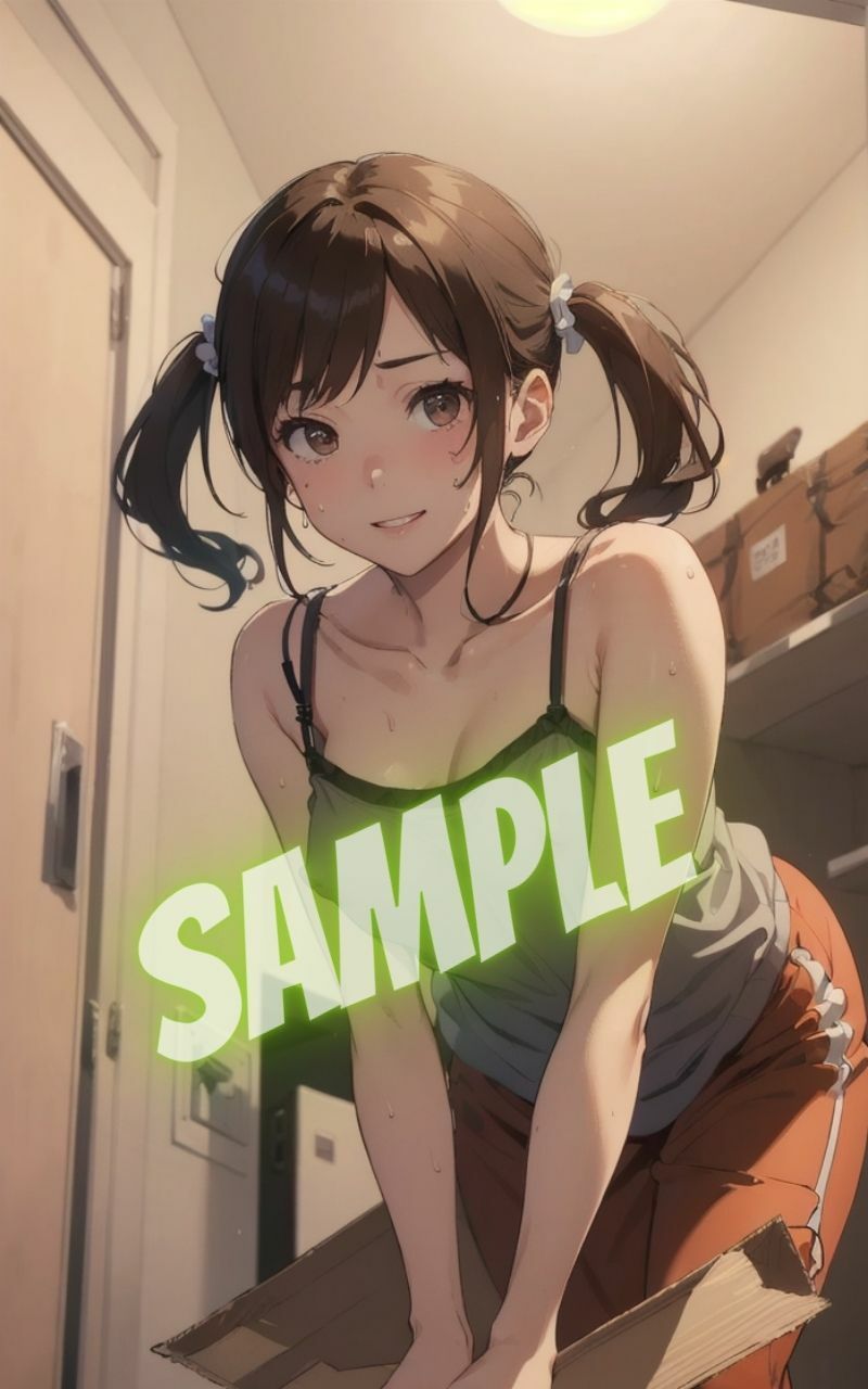 サンプル画像3:お隣さんのご挨拶＆強●引越し手伝いさせられて目の行き所が一点集中(あいかつLABO) [d_424463]