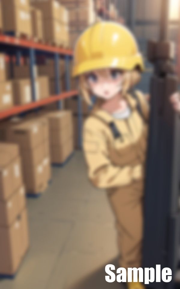 サンプル画像2:倉庫配属新卒女の奮闘日記(ぜくす) [d_424503]