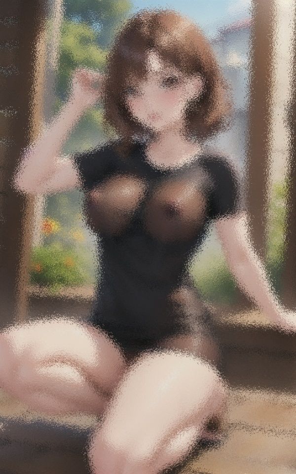 サンプル画像2:濡れたシャツ 透ける乳首(美女のRAKUEN) [d_424552]