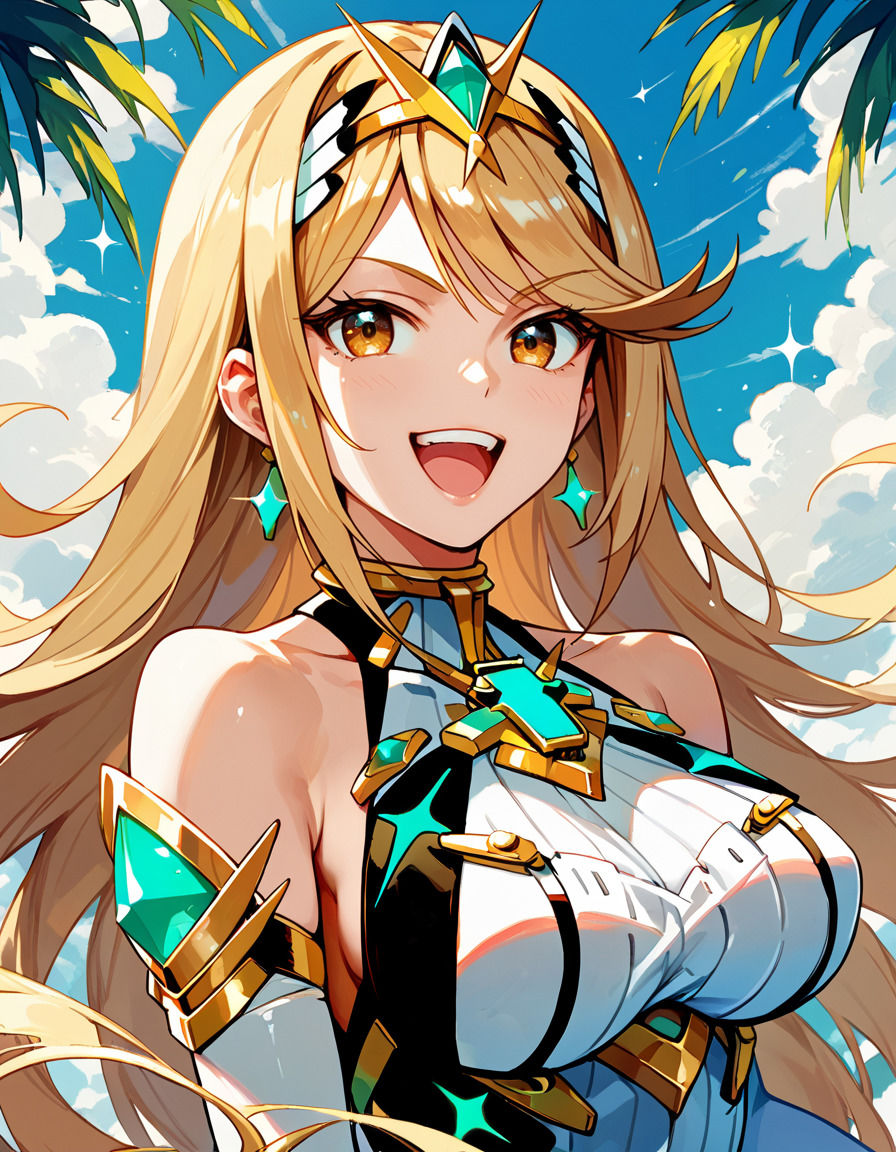 サンプル画像1:【Xeno〇lade2】ヒカ〇の写真集 プレミアム(DJart_ISUKO) [d_424565]