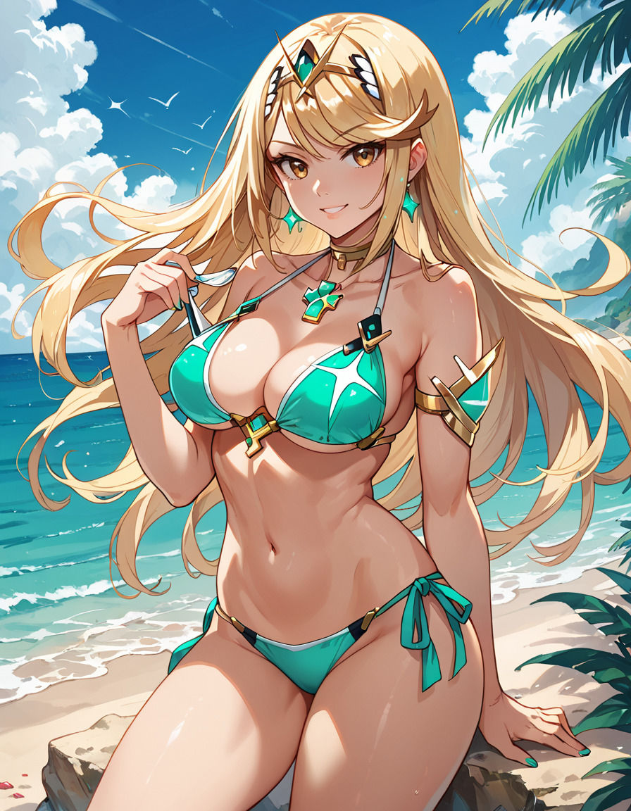 サンプル画像3:【Xeno〇lade2】ヒカ〇の写真集 プレミアム(DJart_ISUKO) [d_424565]