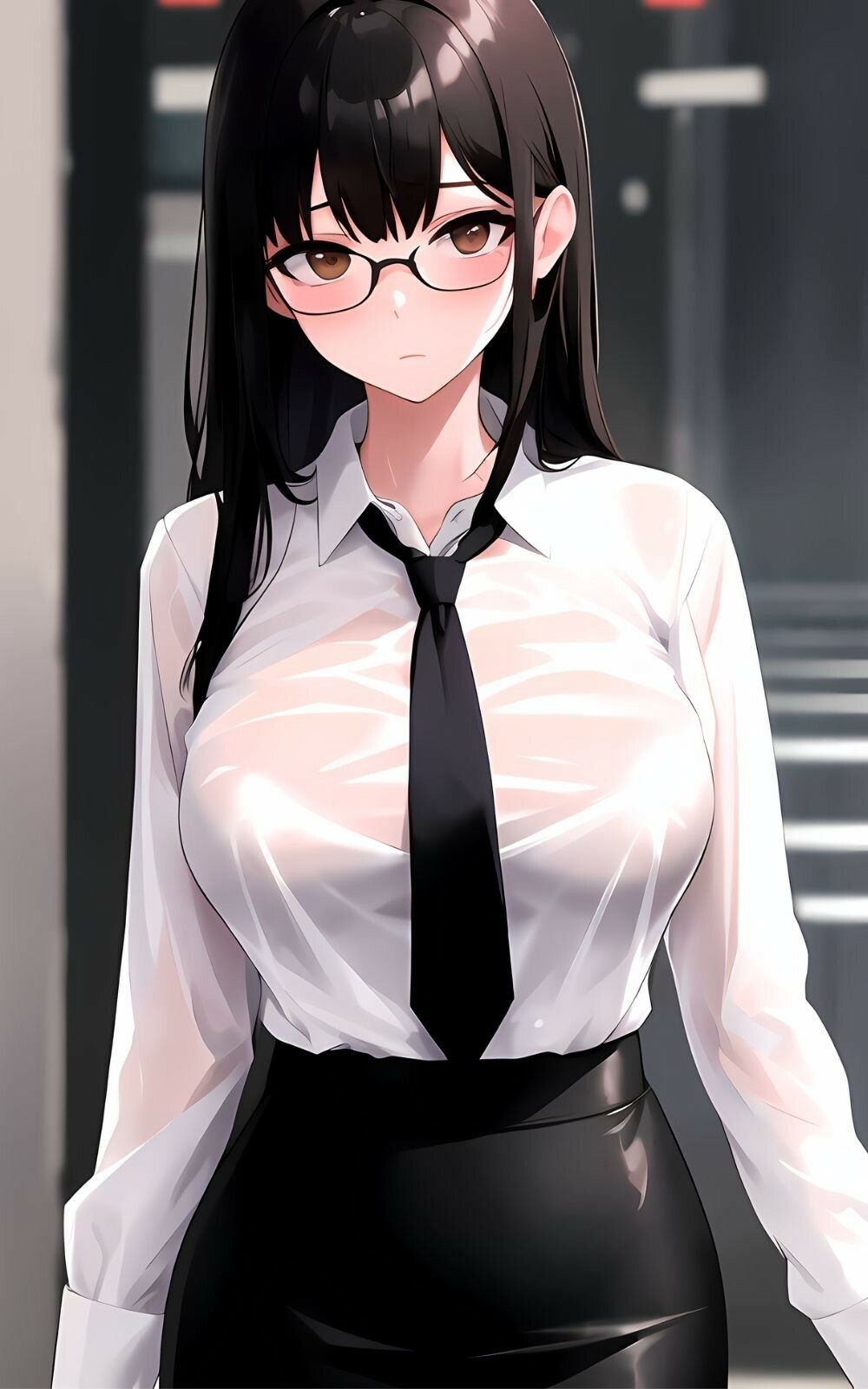 サンプル画像1:黒髪眼鏡社長秘書性交日記(妄想美女出版) [d_424726]