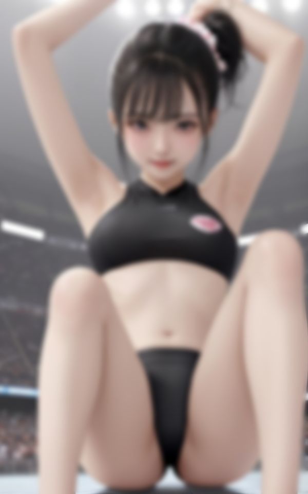 サンプル画像1:客の目線を釘付けにする淫乱チアガールのHなパフォーマンス(えいあいLOVE出版) [d_424840]