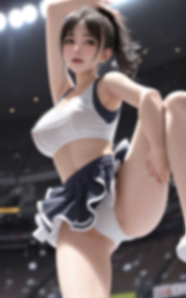 サンプル画像5:客の目線を釘付けにする淫乱チアガールのHなパフォーマンス(えいあいLOVE出版) [d_424840]