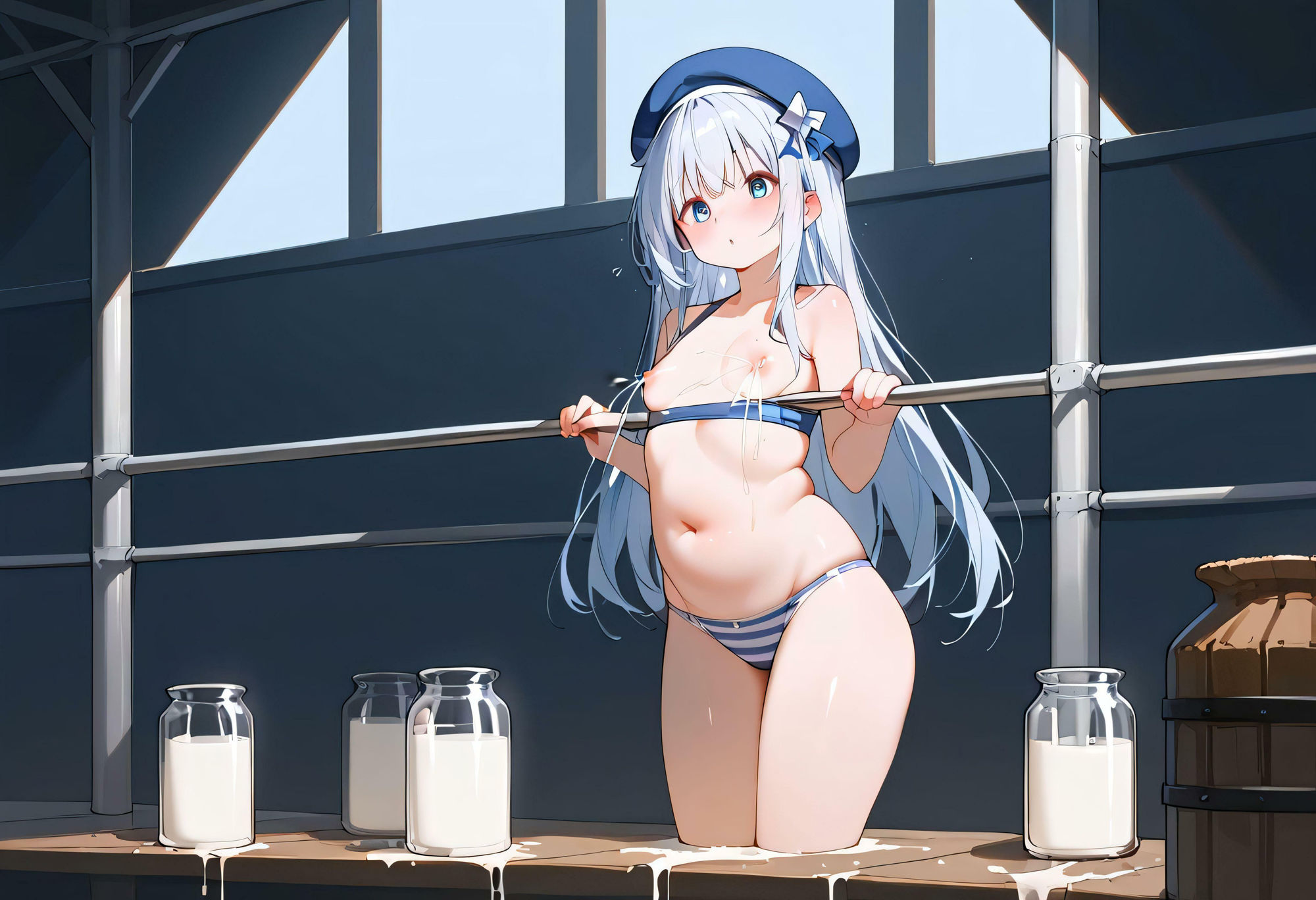 サンプル画像5:ミルクコーヒーと ミルクティー どちらにしますか(マジカルパニック) [d_424842]