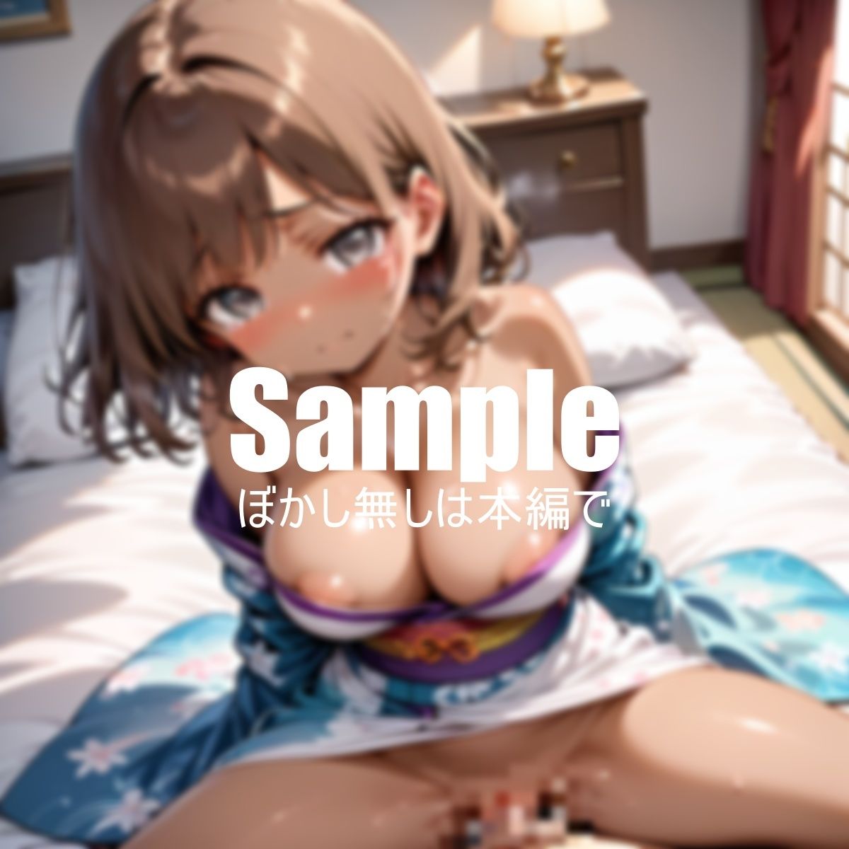 サンプル画像4:褐色着物美人(エロ同人党) [d_424883]