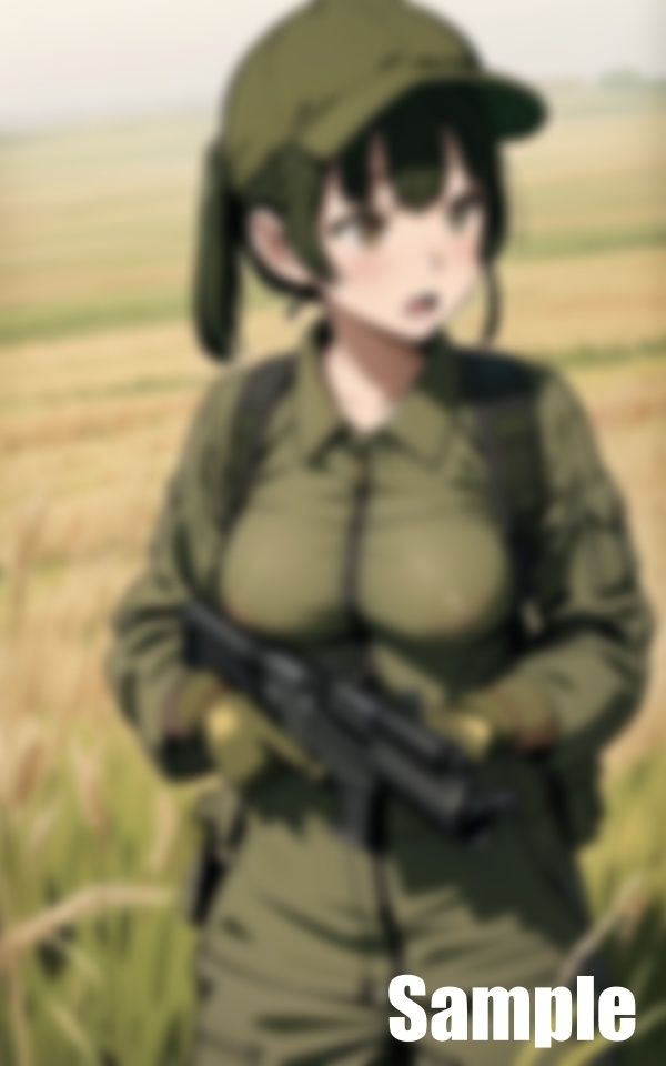 サンプル画像4:サバゲーでバディを組んだ後輩と(ぞっそ) [d_424920]