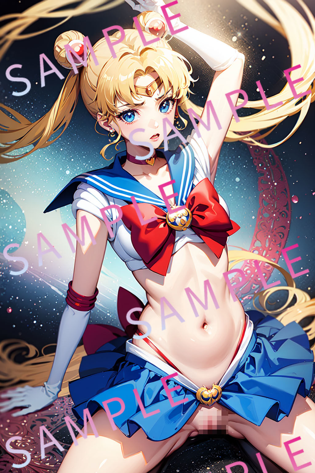 サンプル画像1:セーラー◯ーン【えっちなおせっせ戦士！】＜おっぱい・おま◯こ・挿入・ぶっかけ＞神ショット連発！ポーズで魅せる’エモい’シーンを独り占め(極・AI女子プロダクション) [d_424928]