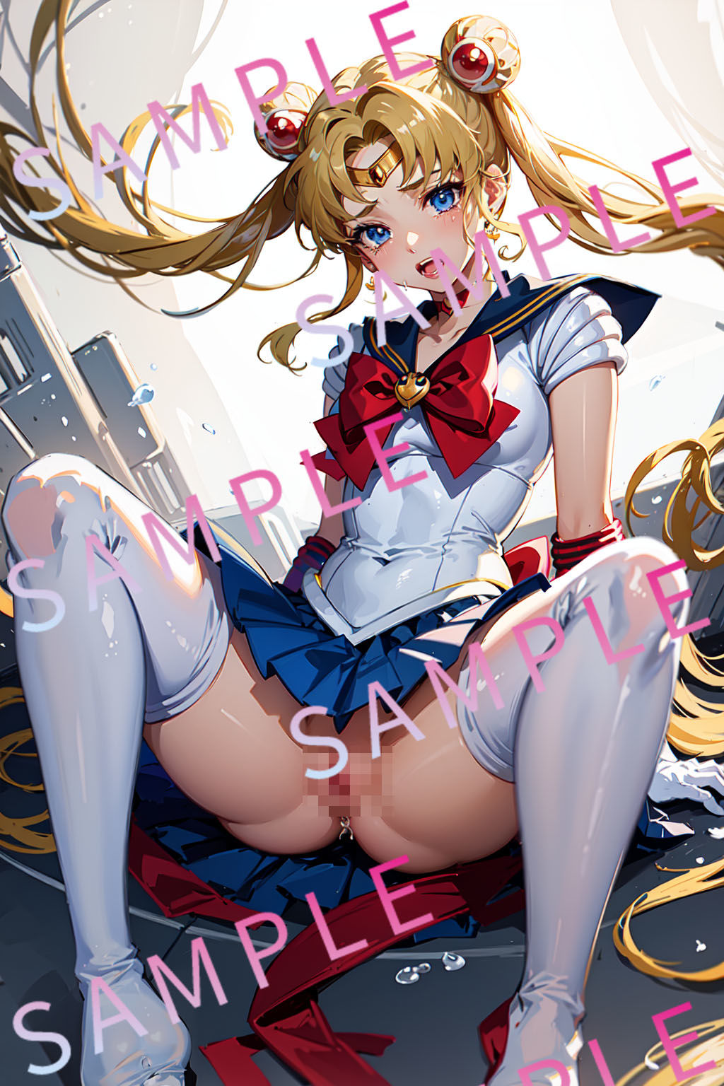 サンプル画像2:セーラー◯ーン【えっちなおせっせ戦士！】＜おっぱい・おま◯こ・挿入・ぶっかけ＞神ショット連発！ポーズで魅せる’エモい’シーンを独り占め(極・AI女子プロダクション) [d_424928]