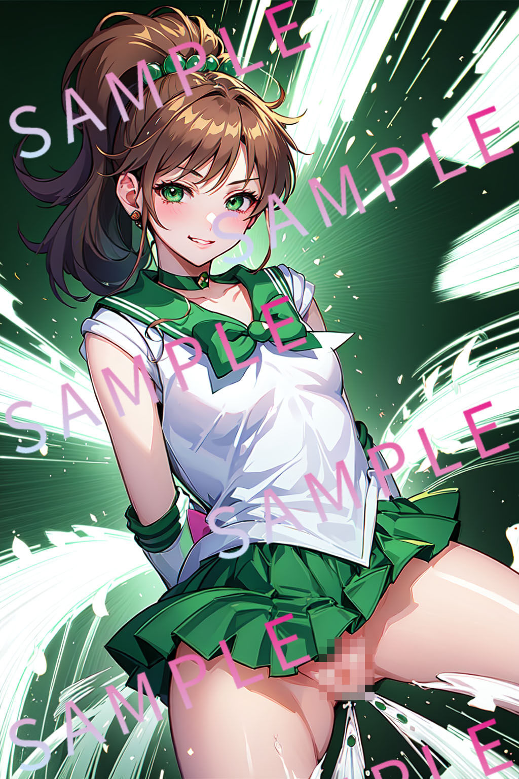 サンプル画像2:セーラー◯ュピター【えっちなおせっせ戦士！】＜おっぱい・おま◯こ・挿入・ぶっかけ＞神ショット連発！ポーズで魅せる’エモい’シーンを独り占め(極・AI女子プロダクション) [d_424944]