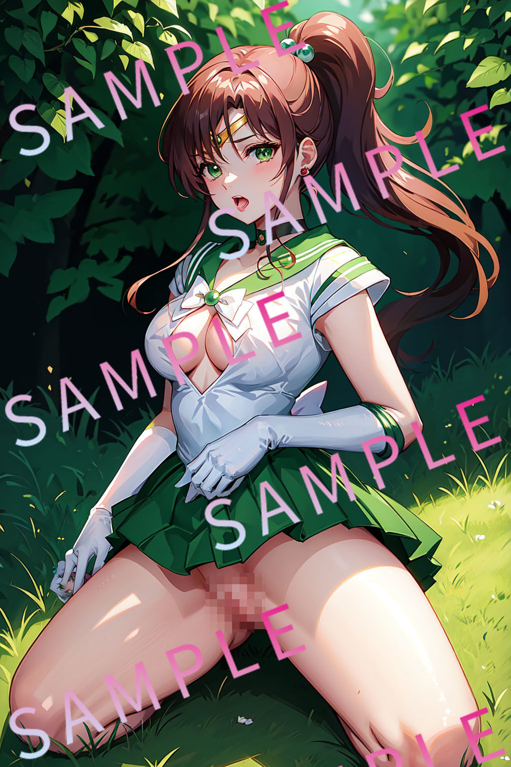 サンプル画像6:セーラー◯ュピター【えっちなおせっせ戦士！】＜おっぱい・おま◯こ・挿入・ぶっかけ＞神ショット連発！ポーズで魅せる’エモい’シーンを独り占め(極・AI女子プロダクション) [d_424944]