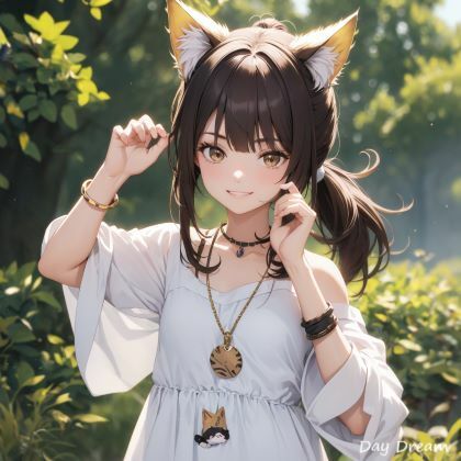 サンプル画像1:猫耳さまーがーる(Day Dream) [d_424977]