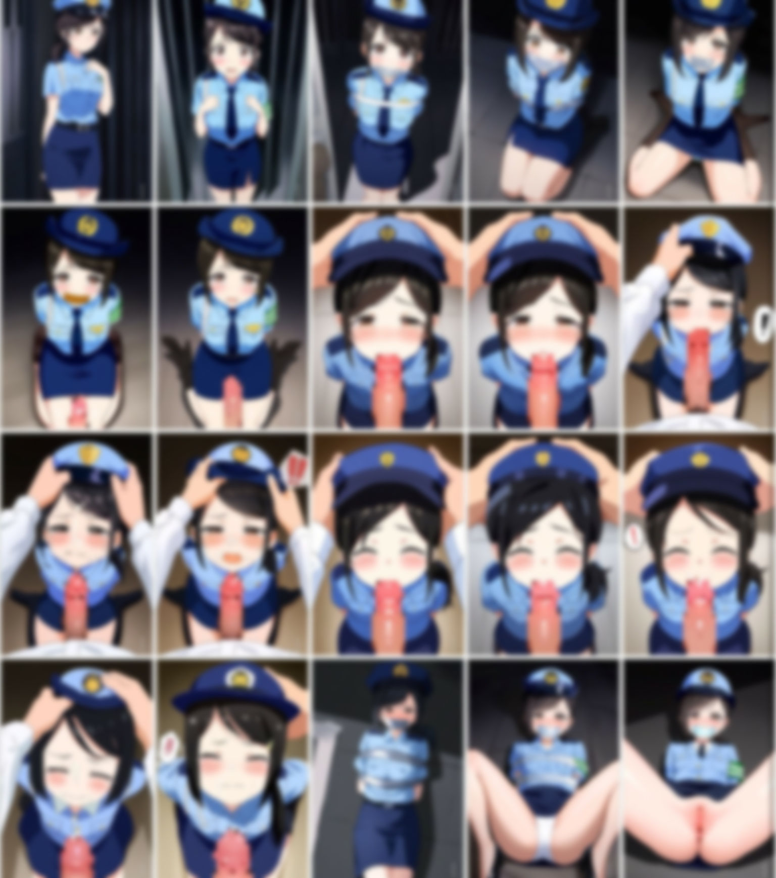 サンプル画像5:婦警拘束中出し(なべゆき屋) [d_425007]