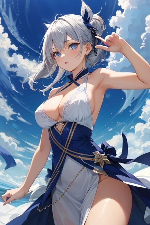 サンプル画像4:異世界の美: 幻想の美女たちのイラスト集(夢幻出版) [d_425008]