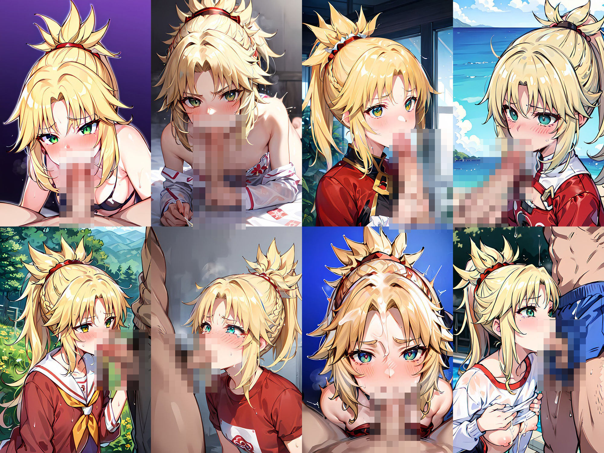 サンプル画像1:円卓の騎士フェラHCG集129枚(AIで遊ぼ（まとめ売り）) [d_425120]