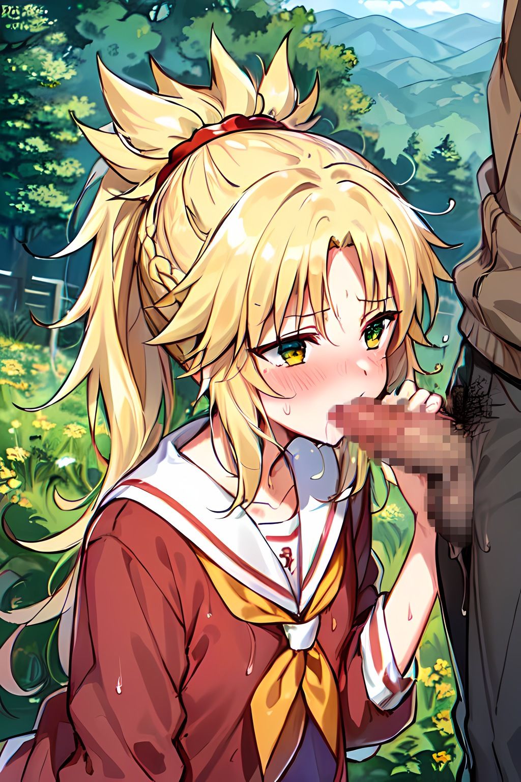 サンプル画像3:円卓の騎士フェラHCG集129枚(AIで遊ぼ（まとめ売り）) [d_425120]