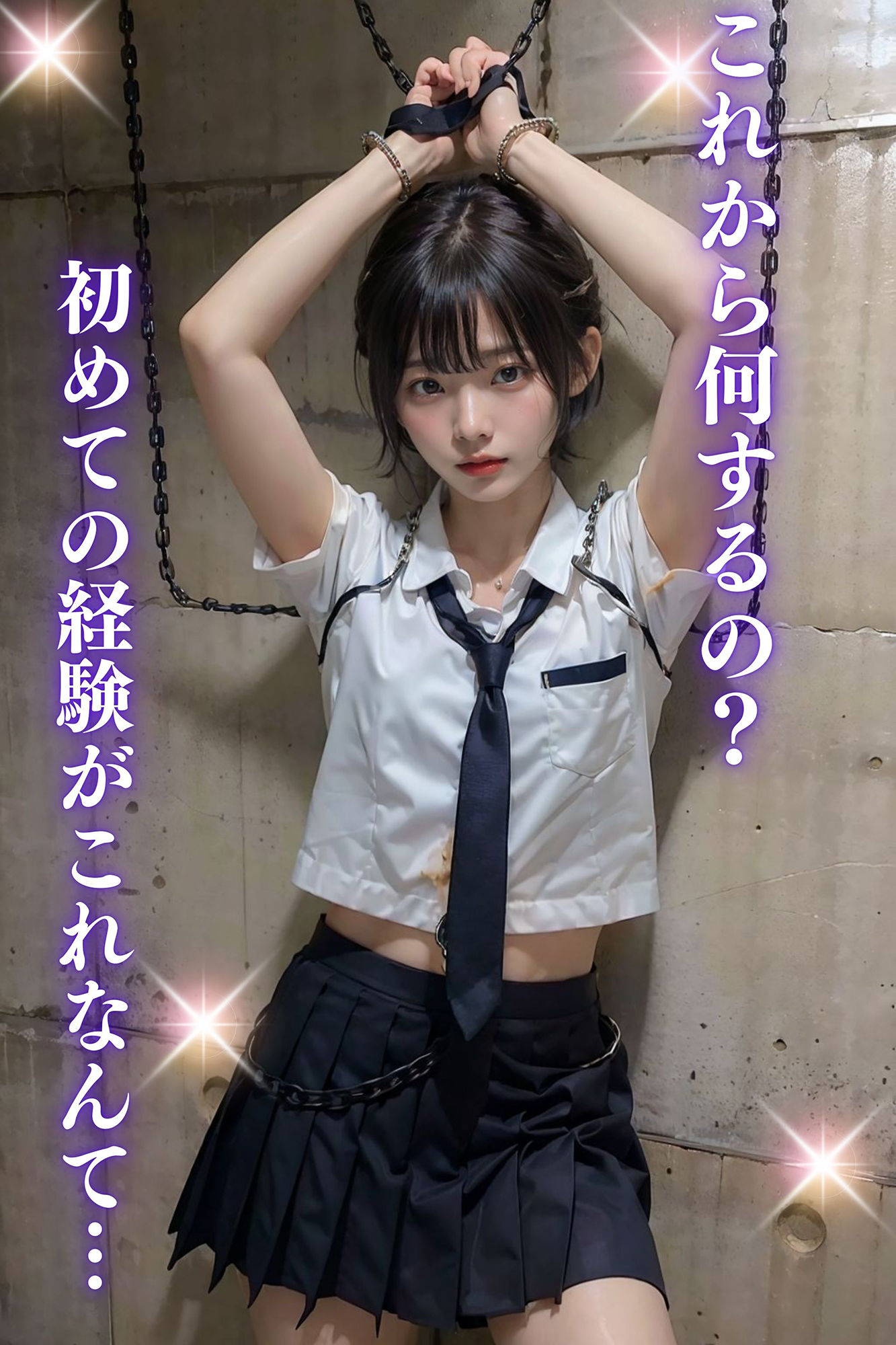 サンプル画像5:クラス1可愛い女子校生が緊縛奴●として調教される(オーガニック) [d_425130]