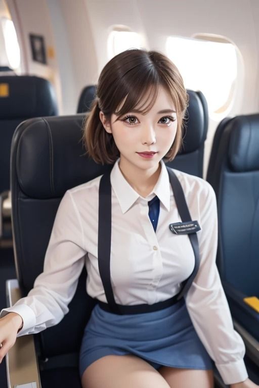 サンプル画像2:空の誘惑: フライト美女のチラリズム(夢幻出版) [d_425148]