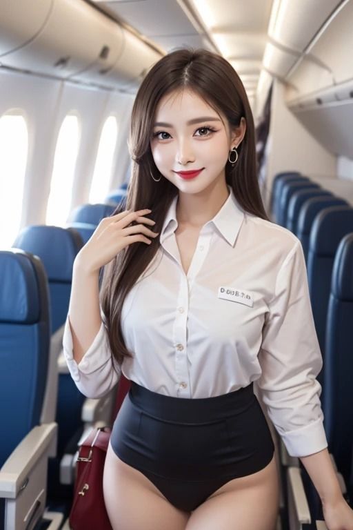 サンプル画像5:空の誘惑: フライト美女のチラリズム(夢幻出版) [d_425148]